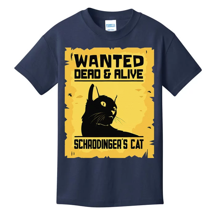 Physicist Funny Physics Student Schrodingers Cat Kids T-Shirt