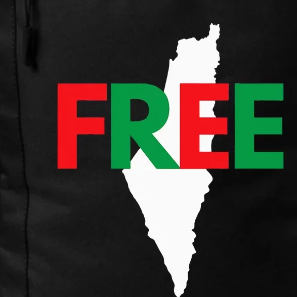 Palestine Free Palestine In Arabic Free Gaza Palestine Flag Daily Commute Backpack