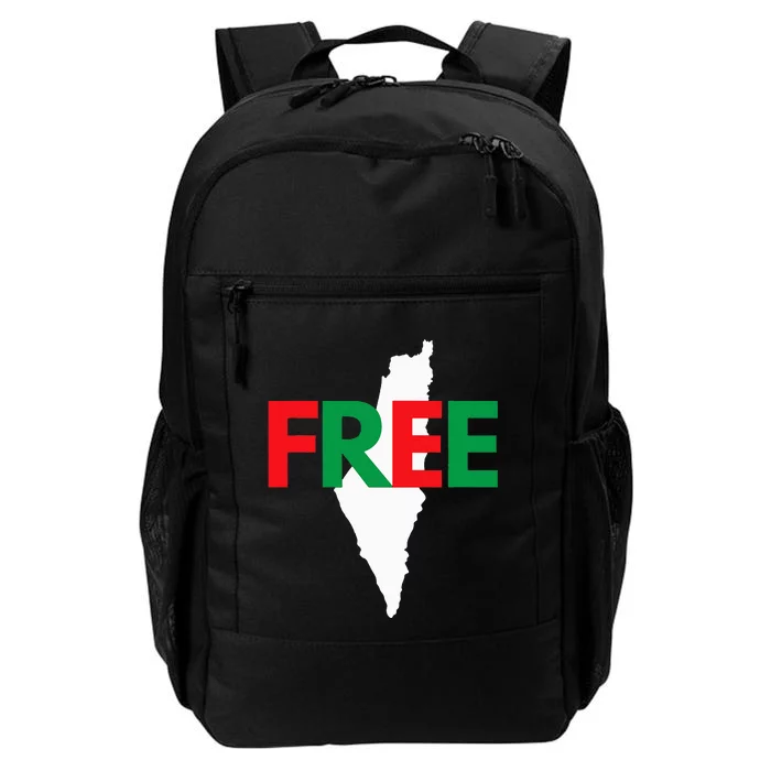 Palestine Free Palestine In Arabic Free Gaza Palestine Flag Daily Commute Backpack