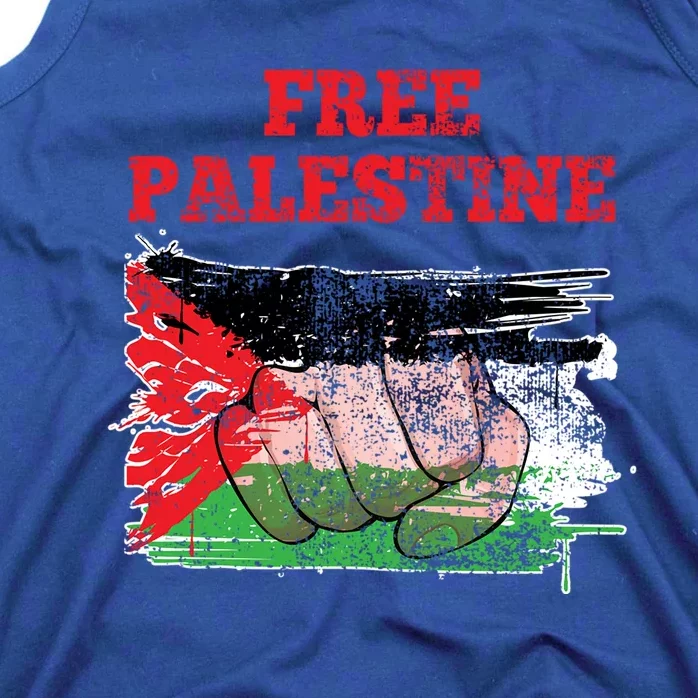 Palestine Flag Patriotic Palestinian Free Palestine Cute Gift Tank Top