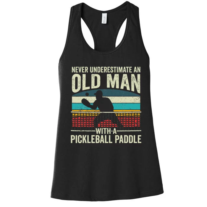 PICKLEBALL For Paddle Pickle Ball Player Women's Racerback Tank