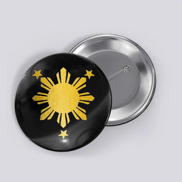 Philippines Flag Pride Filipino Filipina Button