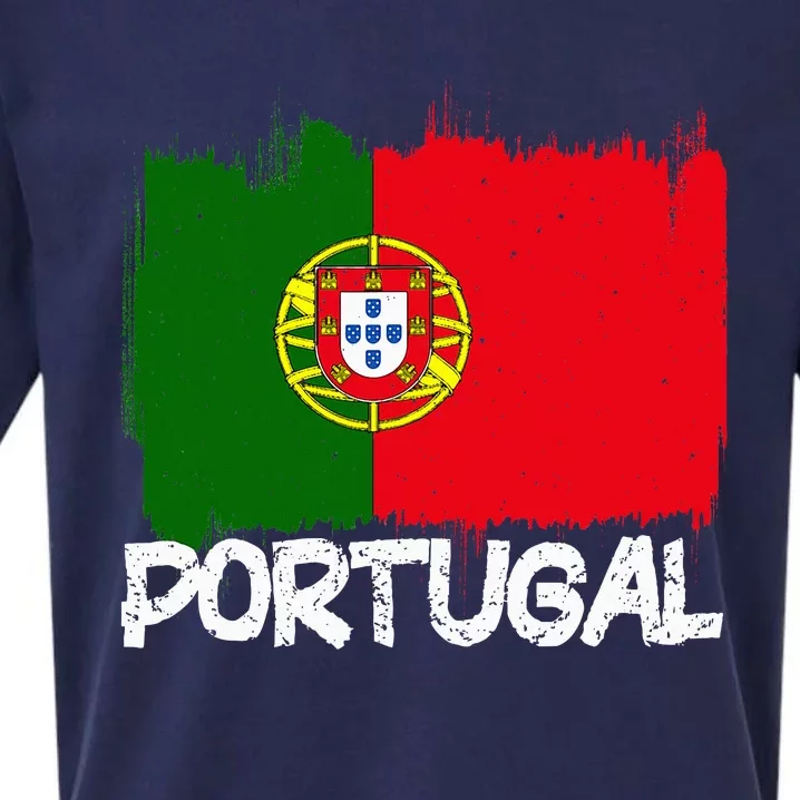 Portugal Flag Sueded Cloud Jersey T-Shirt