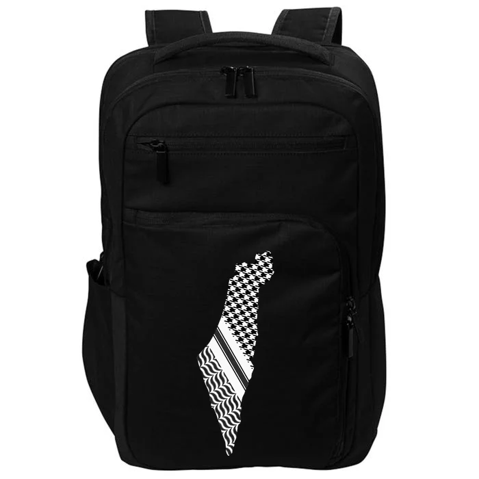 Palestine Free Palestine Free Gaza Palestine Flag Arabic Impact Tech Backpack