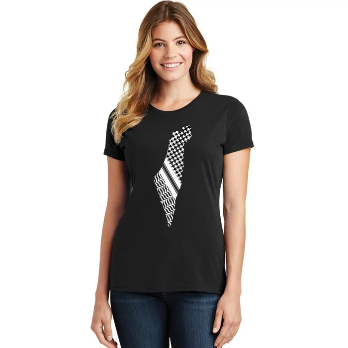 Palestine Free Palestine Free Gaza Palestine Flag Women's T-Shirt