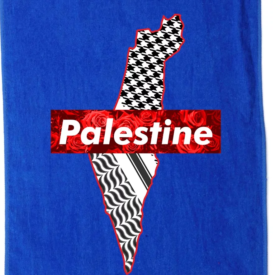 Palestine Free Palestine Free Gaza Palestine Flag Arabic Cool Gift Platinum Collection Golf Towel