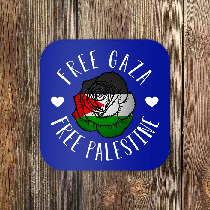 Palestine Free Palestine Free Gaza Palestine Flag Arabic Coaster