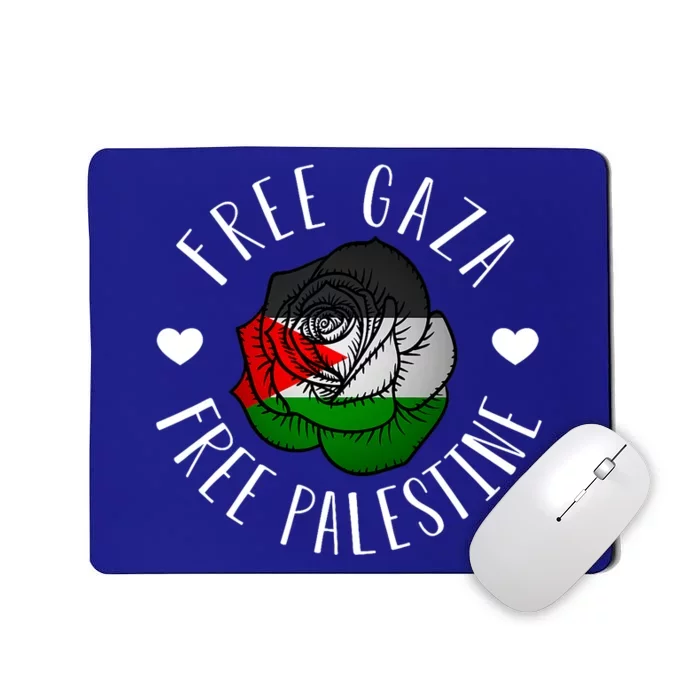 Palestine Free Palestine Free Gaza Palestine Flag Arabic Mousepad