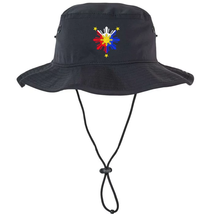 Pinoy Filipino Philippine Flag Sun Legacy Cool Fit Booney Bucket Hat