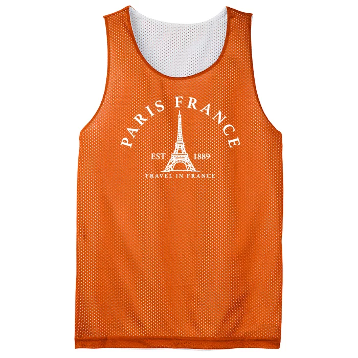 Paris France Mesh Reversible Basketball Jersey Tank