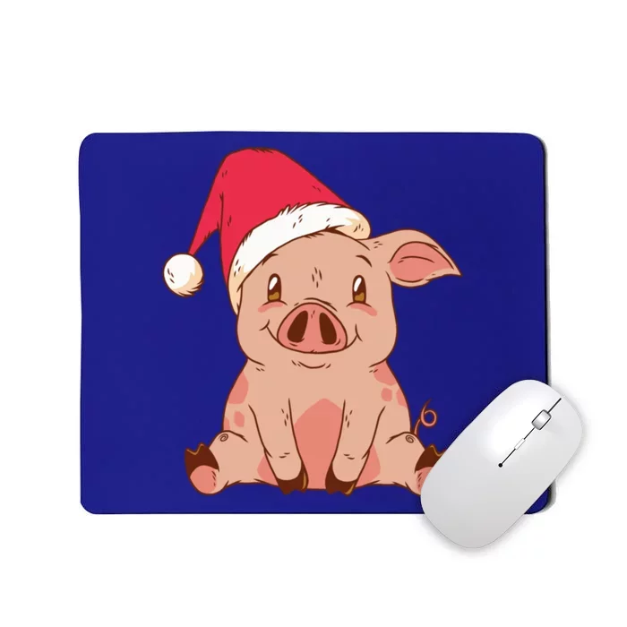 Pig Farmer Piggy Christmas Xmas Gift Mousepad