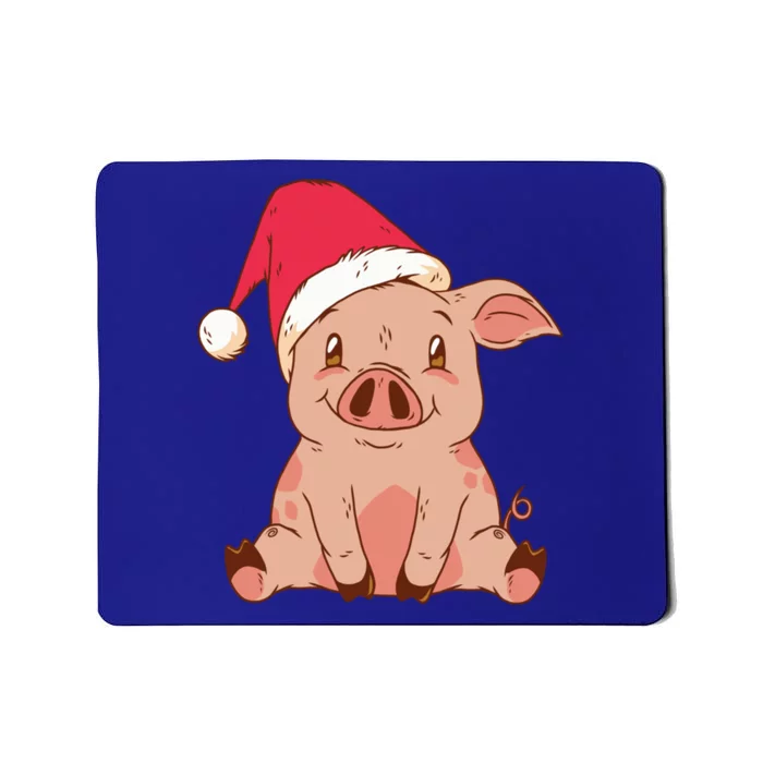 Pig Farmer Piggy Christmas Xmas Gift Mousepad