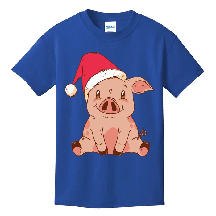 Pig Farmer Piggy Christmas Xmas Gift Kids T-Shirt