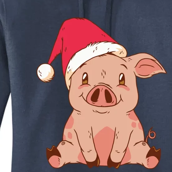 Pig Farmer Piggy Christmas Xmas Gift Women's Pullover Hoodie