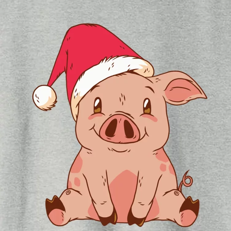 Pig Farmer Piggy Christmas Xmas Gift Women's Crop Top Tee