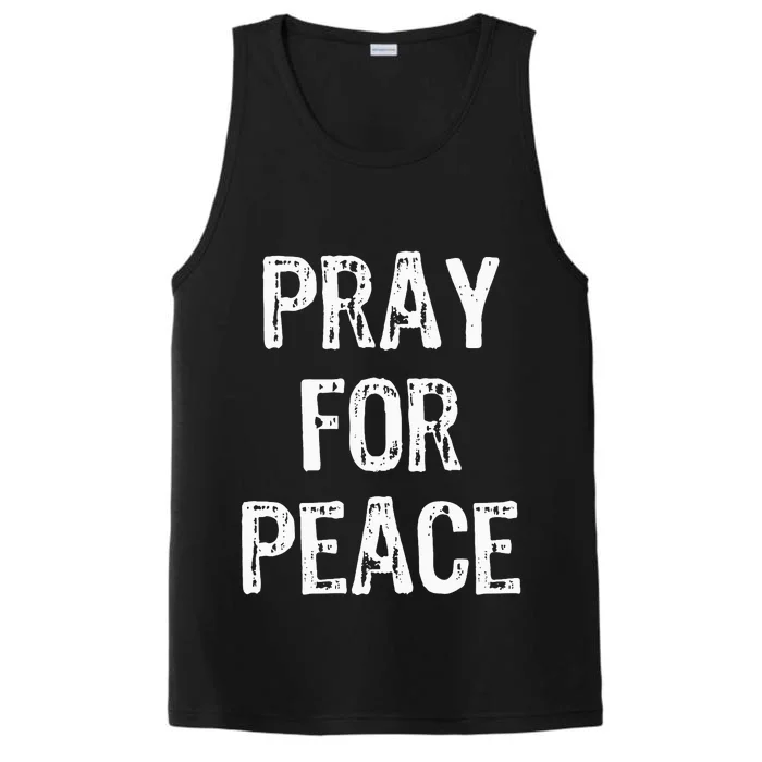 Pray For Peace Performance Tank