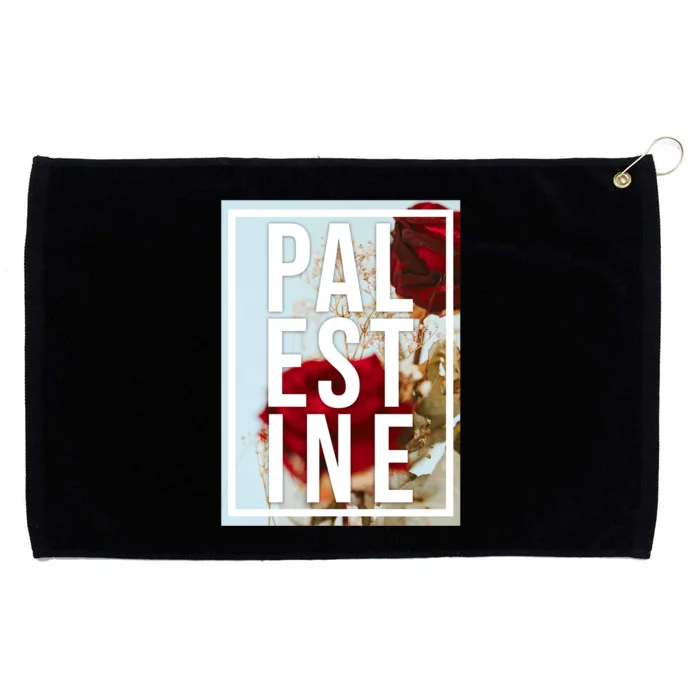 Palestine Free Palestine Free Gaza Palestine Flag Arabic Design Grommeted Golf Towel