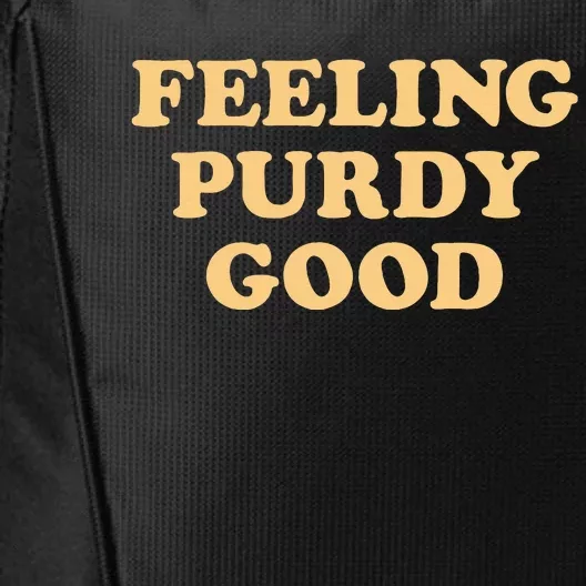 Pu.Rdy Feeling Pur.Dy Good Meme City Backpack