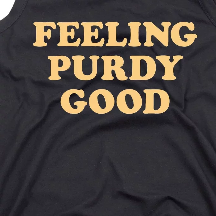 Pu.Rdy Feeling Pur.Dy Good Meme Tank Top