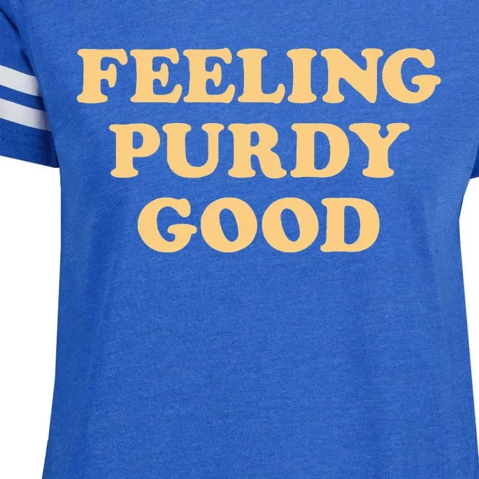 Pu.Rdy Feeling Pur.Dy Good Meme Enza Ladies Jersey Football T-Shirt