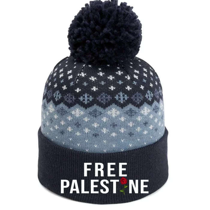 Palestine Free Palestine Free Gaza Palestine The Baniff Cuffed Pom Beanie