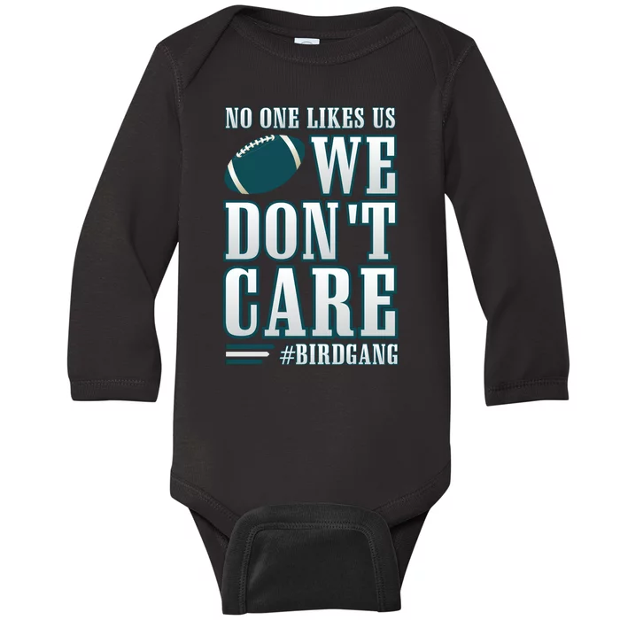 Philly Football Philadelphia Bird Gang Fly Eagles Fly Baby Long Sleeve Bodysuit