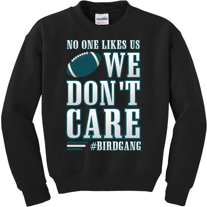 Philly Football Philadelphia Bird Gang Fly Eagles Fly Kids Sweatshirt