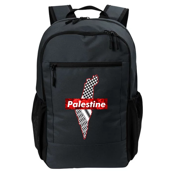 Palestine Free Palestine In Arabic Free Gaza Palestine Flag Vintage Daily Commute Backpack