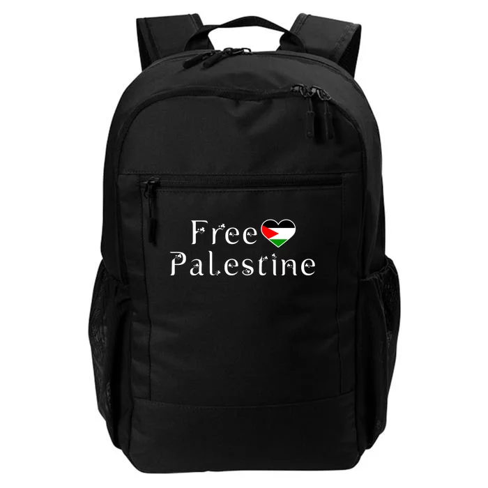 Palestine Free Palestine Free Gaza Heart Daily Commute Backpack