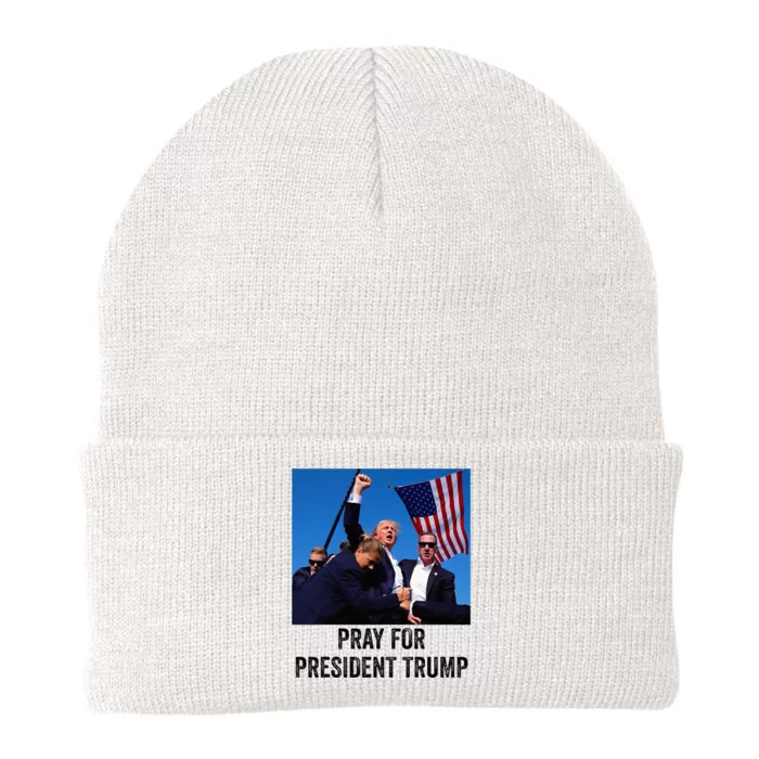 Pray For President Trump God Bless President Trump Knit Cap Winter Beanie