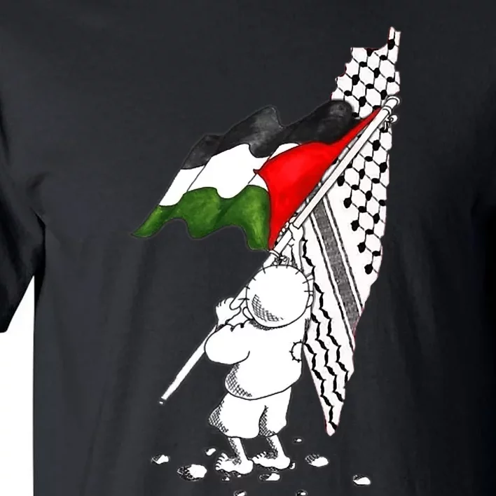 Palestine Free Palestine In Arabic Free Gaza Palestine Strong Tall T-Shirt