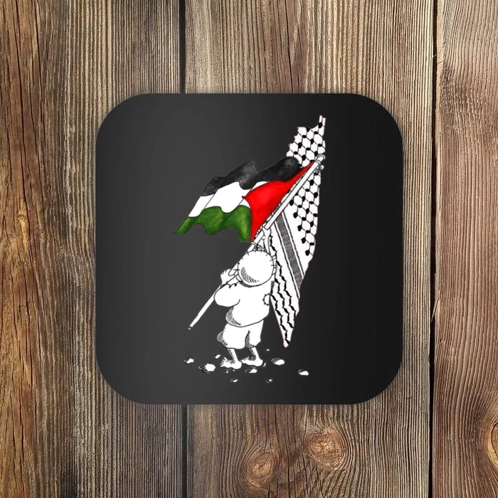 Palestine Free Palestine In Arabic Free Gaza Palestine Strong Coaster