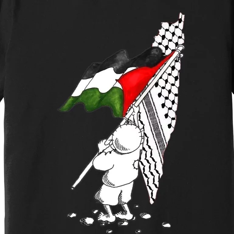 Palestine Free Palestine In Arabic Free Gaza Palestine Strong Premium T-Shirt