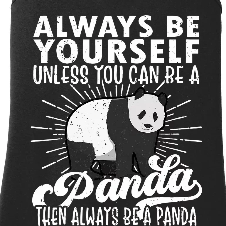 Panda Funny Panda Lover Gift Panda Ladies Essential Tank