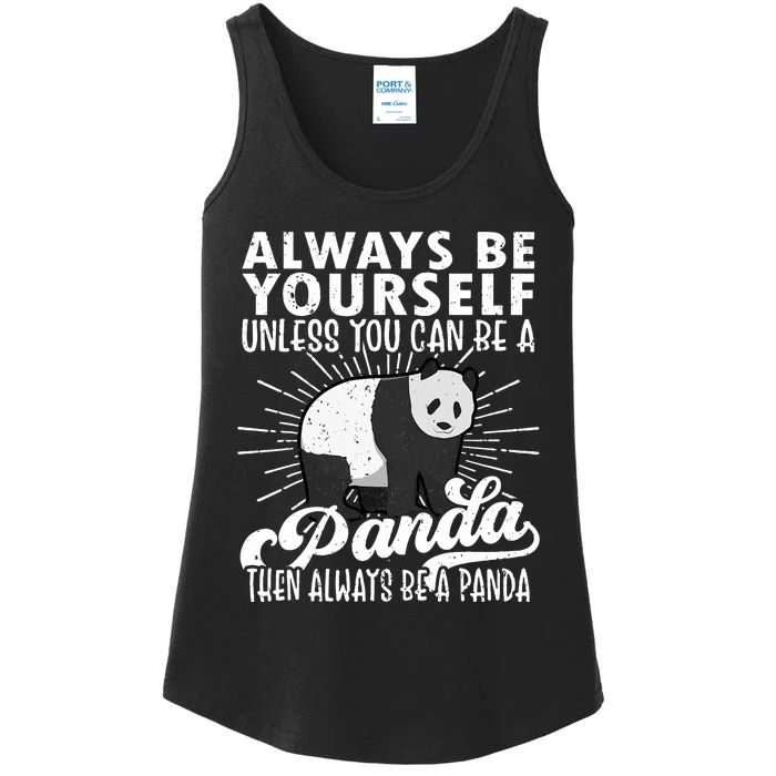 Panda Funny Panda Lover Gift Panda Ladies Essential Tank