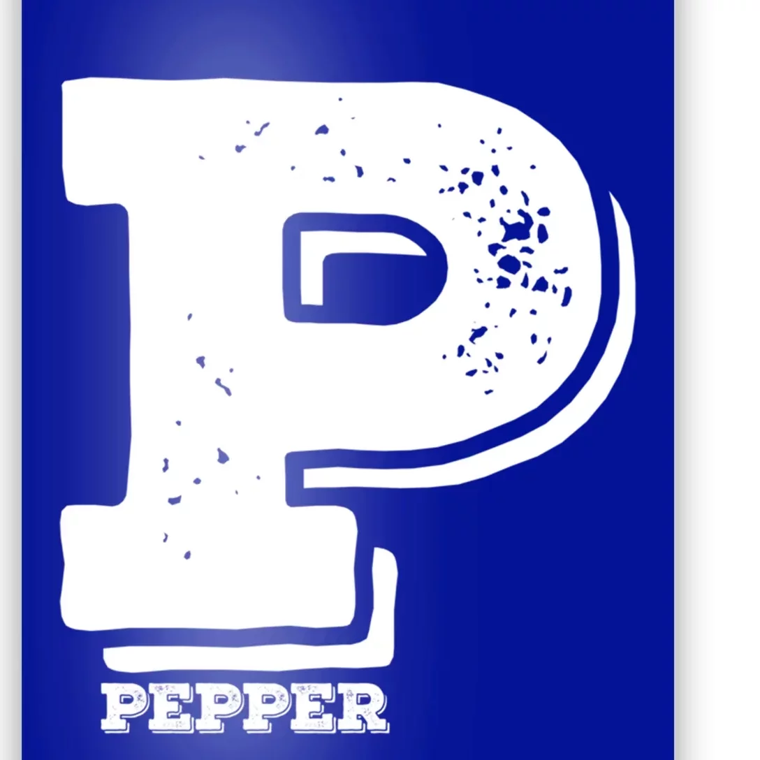 P For Pepper Halloween CostumeMatching Salt And Pepper Couple Cool Gift Poster