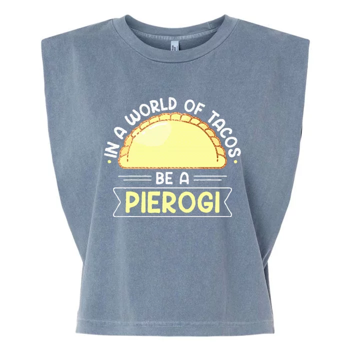 Polish Food Pierogi Garment-Dyed Women's Muscle Tee