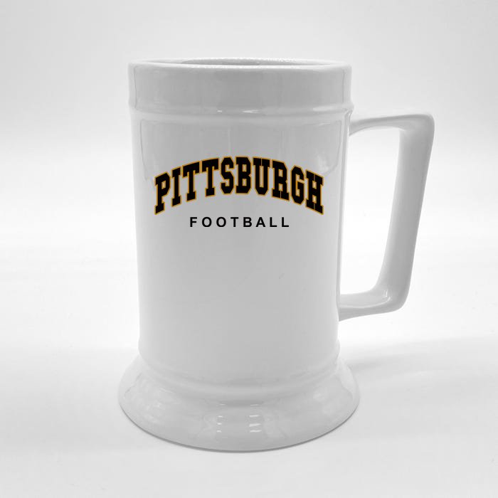 Pittsburgh Football Front & Back Beer Stein