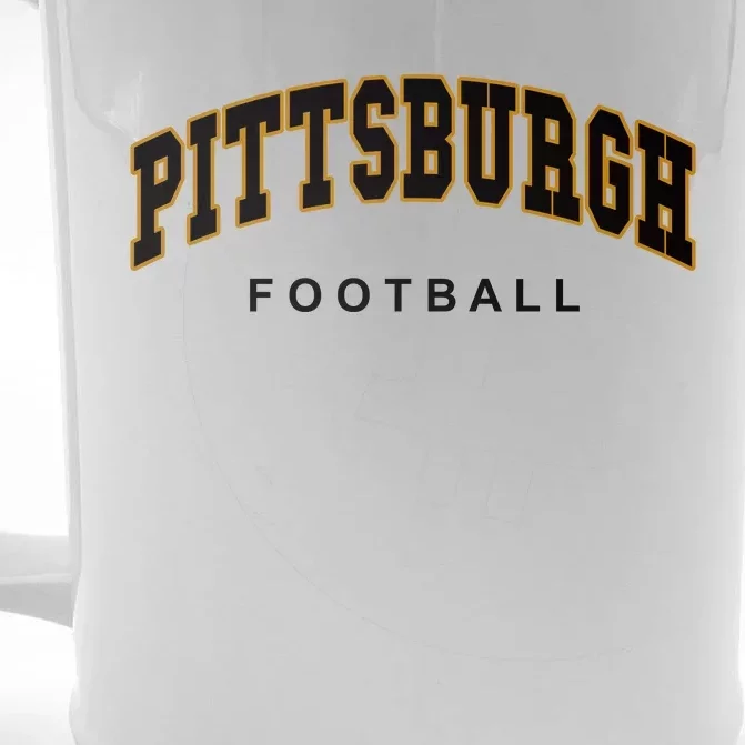 Pittsburgh Football Front & Back Beer Stein