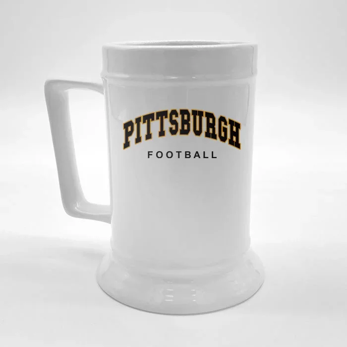 Pittsburgh Football Front & Back Beer Stein