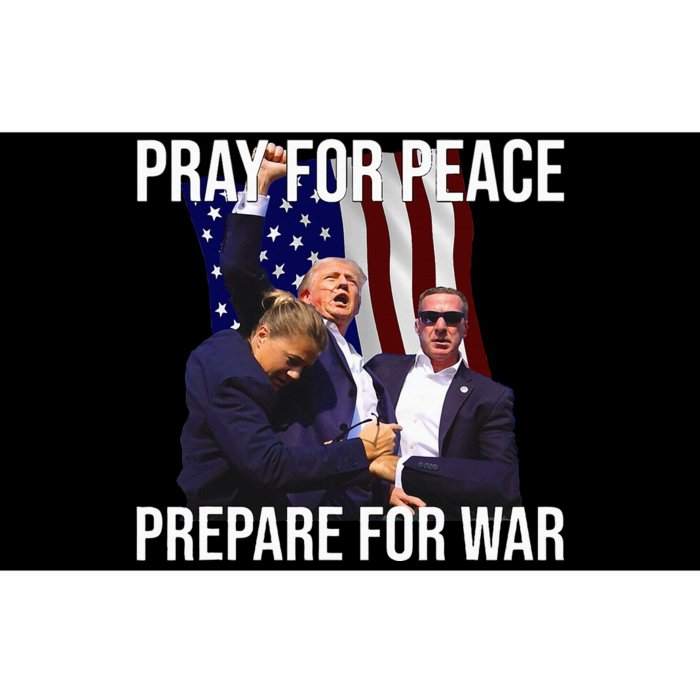 Pray For Peace Prepare For War Pro Trump Bumper Sticker