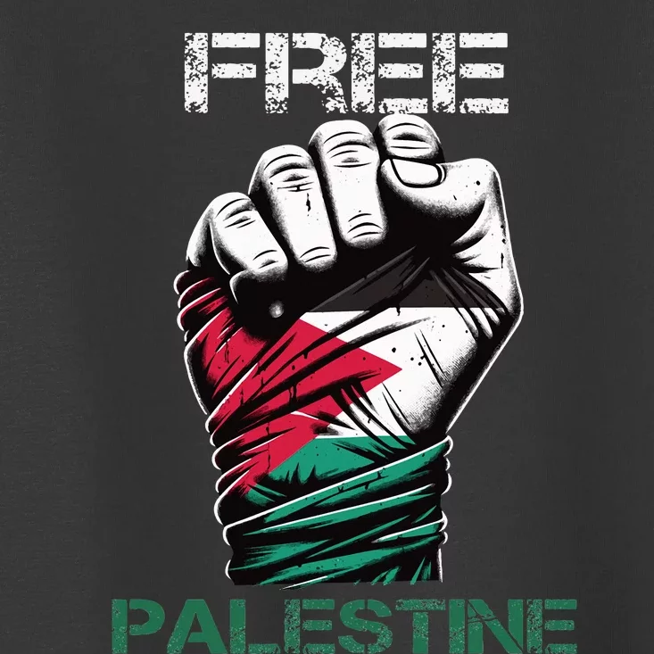 Palestine Free Palestine in Arabic Free Gaza Palestine Flag Toddler T-Shirt