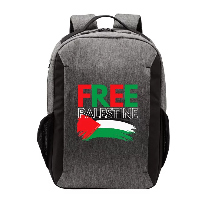 Palestine Free Palestine In Arabic Free Gaza Palestine Flag Vector Backpack