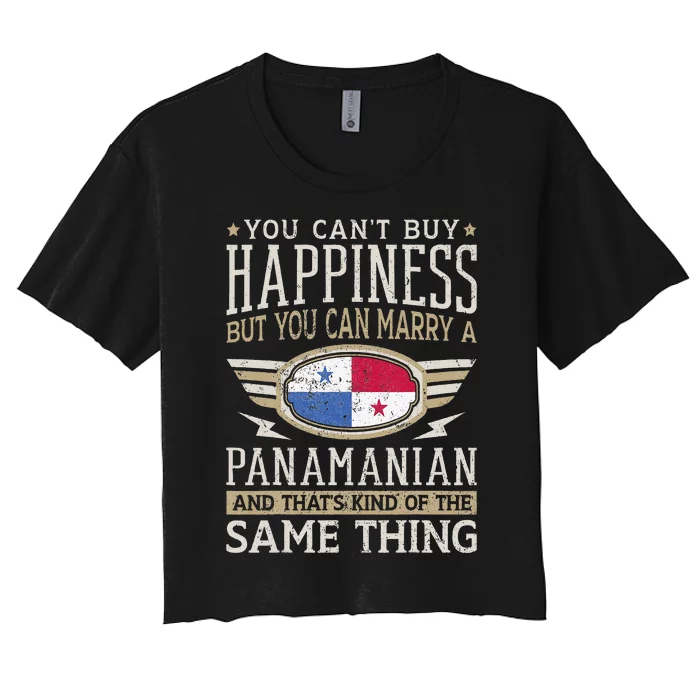 Panama Flag Proud Panamanians Women's Crop Top Tee