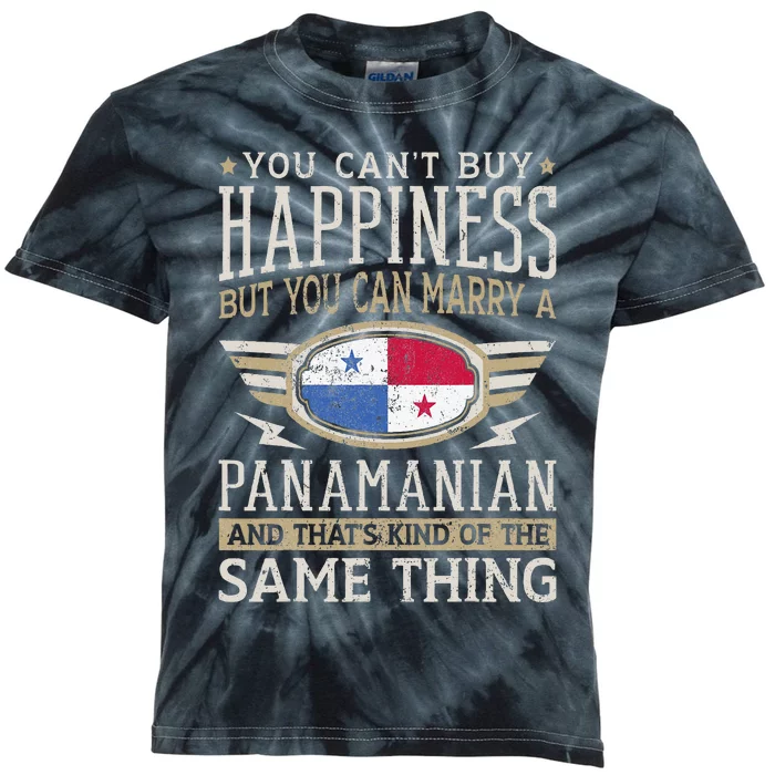 Panama Flag Proud Panamanians Kids Tie-Dye T-Shirt