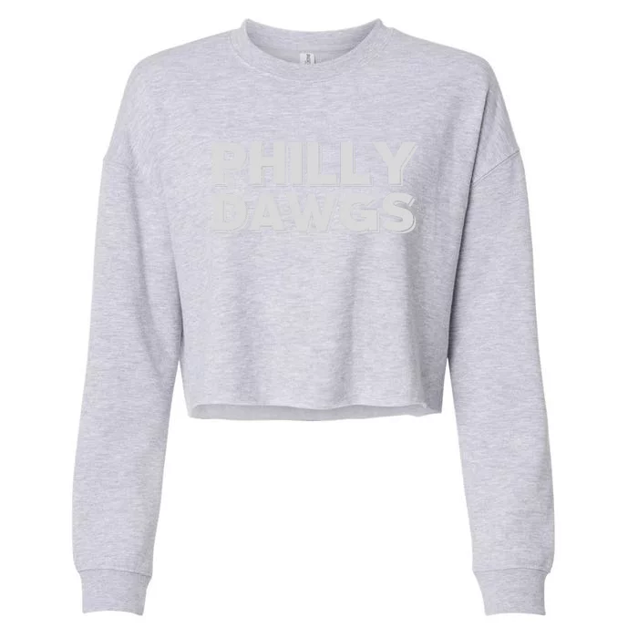 Philadelphia Football Cropped Pullover Crew