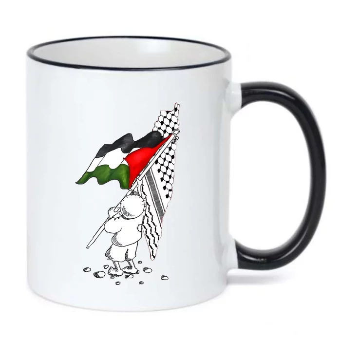 Palestine Free Palestine In Arabic Free Gaza Palestine Black Color Changing Mug