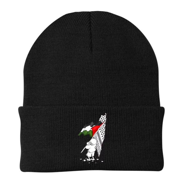 Palestine Free Palestine In Arabic Free Gaza Palestine Knit Cap Winter Beanie