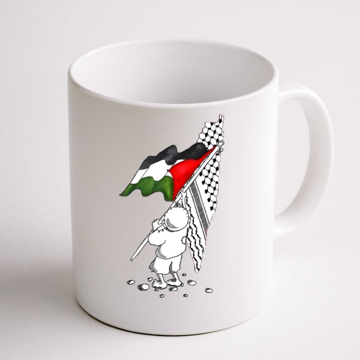 Palestine Free Palestine In Arabic Free Gaza Palestine Front & Back Coffee Mug