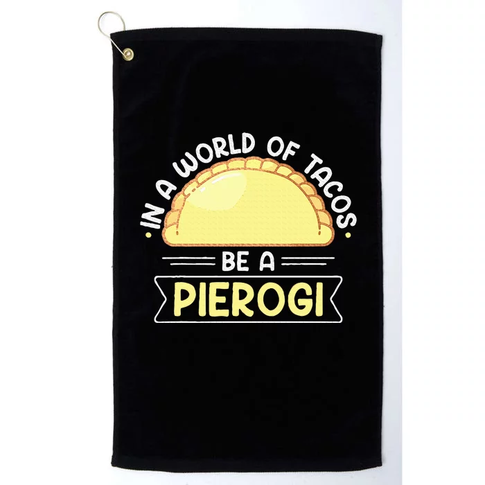 Polish Food Pierogi Design For A Polish Pierogi Lovers Platinum Collection Golf Towel